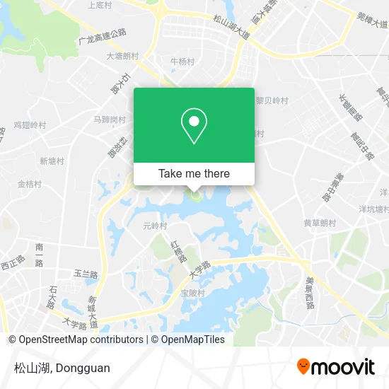 松山湖 map
