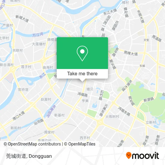 莞城街道 map