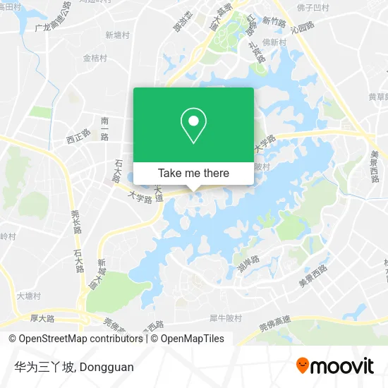 华为三丫坡 map