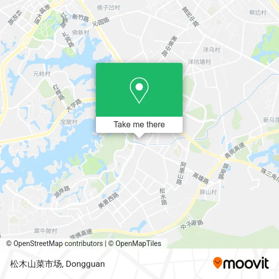 松木山菜市场 map