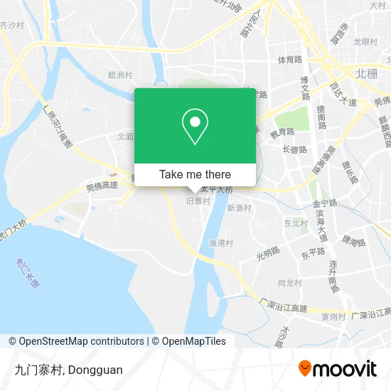 九门寨村 map