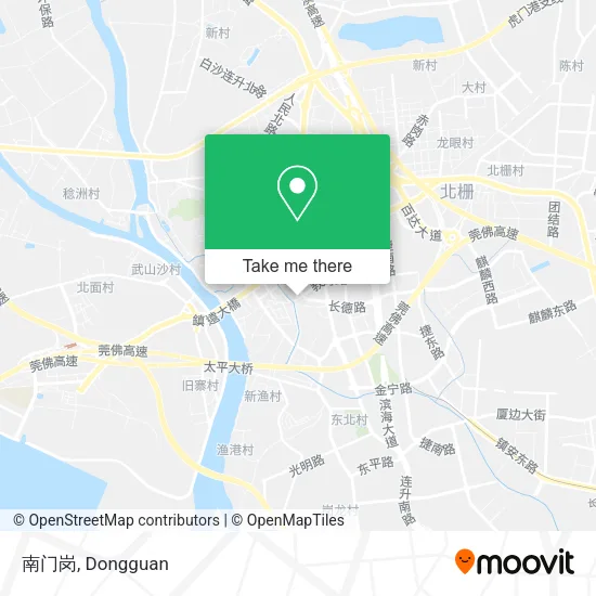南门岗 map