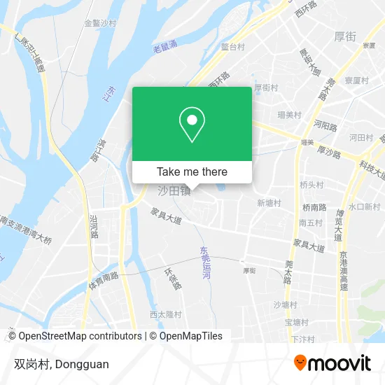 双岗村 map