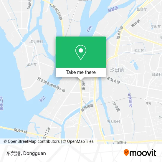 东莞港 map