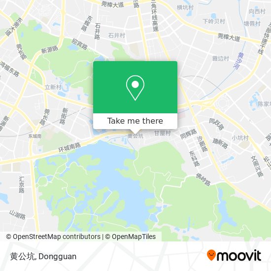 黄公坑 map