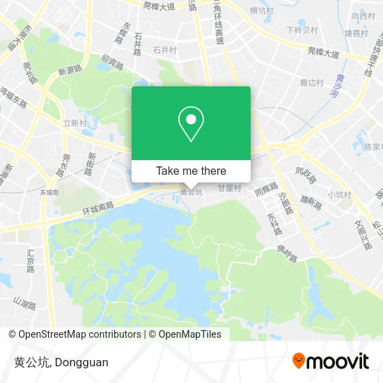 黄公坑 map