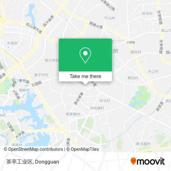 茶亭工业区 map