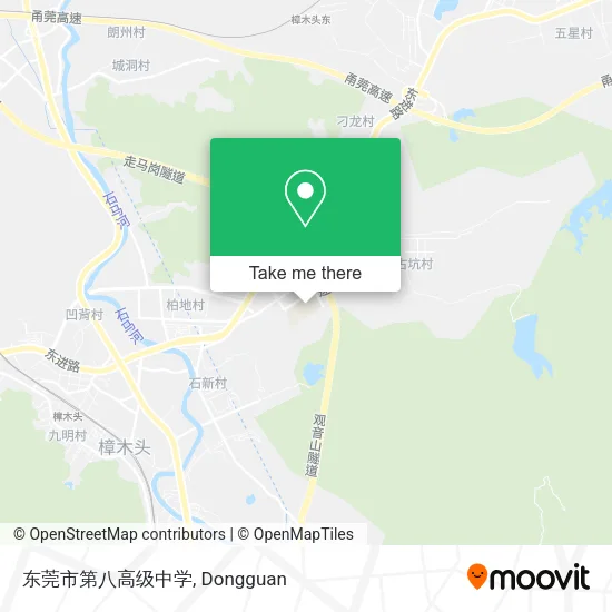 东莞市第八高级中学 map