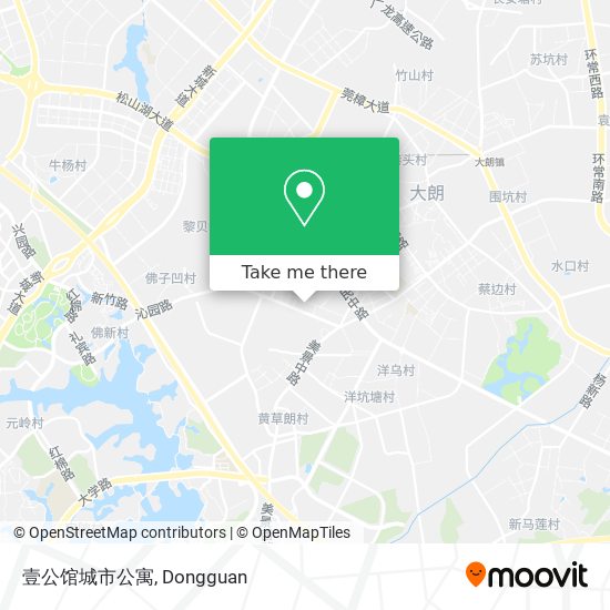 壹公馆城市公寓 map