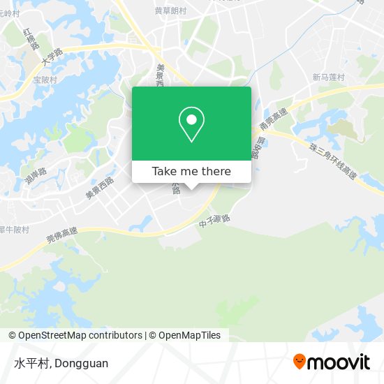 水平村 map