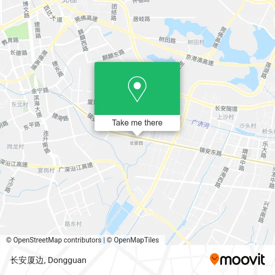 长安厦边 map