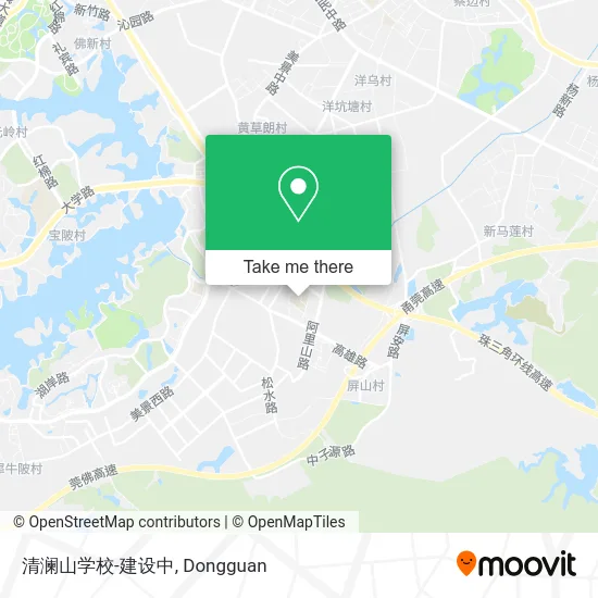 清澜山学校-建设中 map