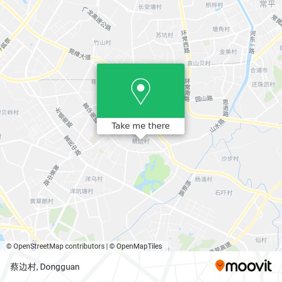 蔡边村 map
