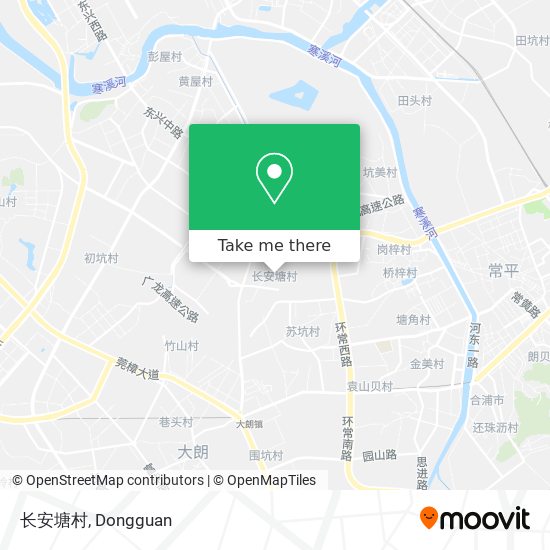 长安塘村 map