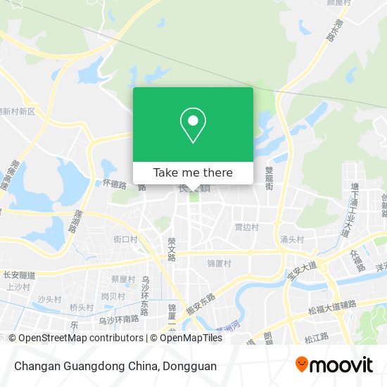 Changan Guangdong China map