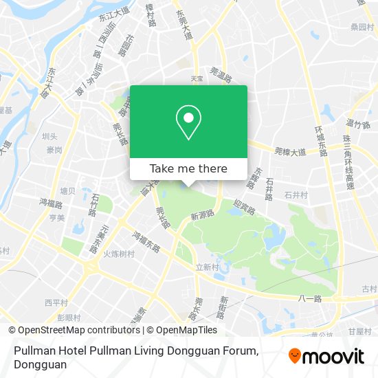 Pullman Hotel Pullman Living Dongguan Forum map