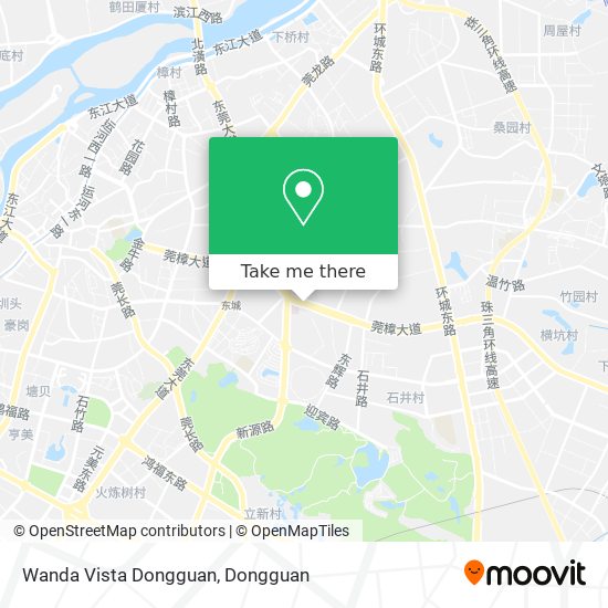 Wanda Vista Dongguan map