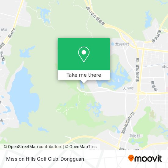 Mission Hills Golf Club map