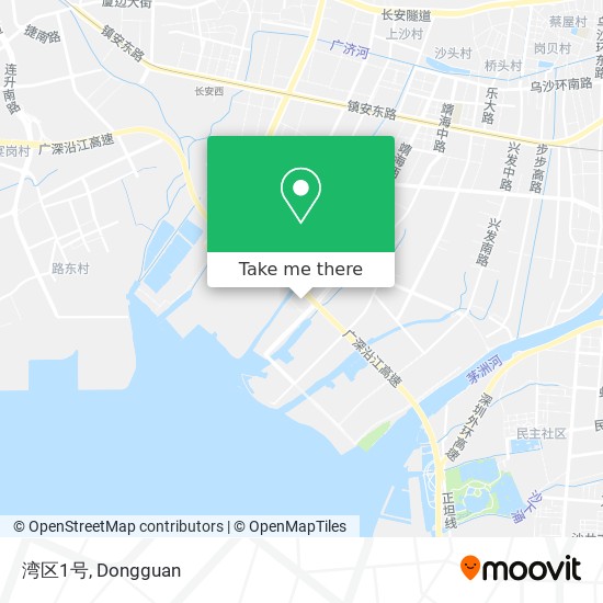 湾区1号 map