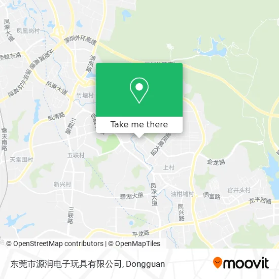 东莞市源润电子玩具有限公司 map