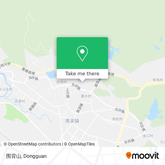 围背山 map