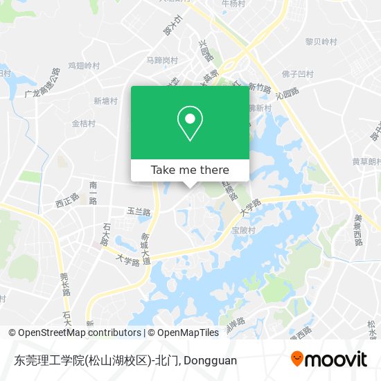 东莞理工学院(松山湖校区)-北门 map