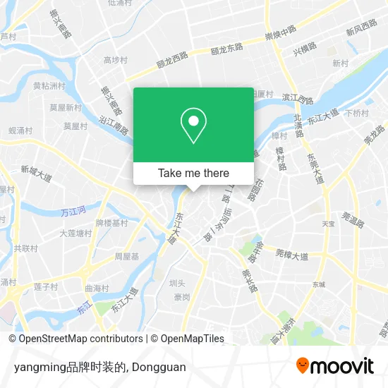 yangming品牌时装的 map