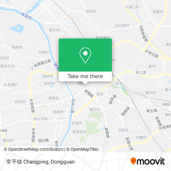 常平镇 Changping map