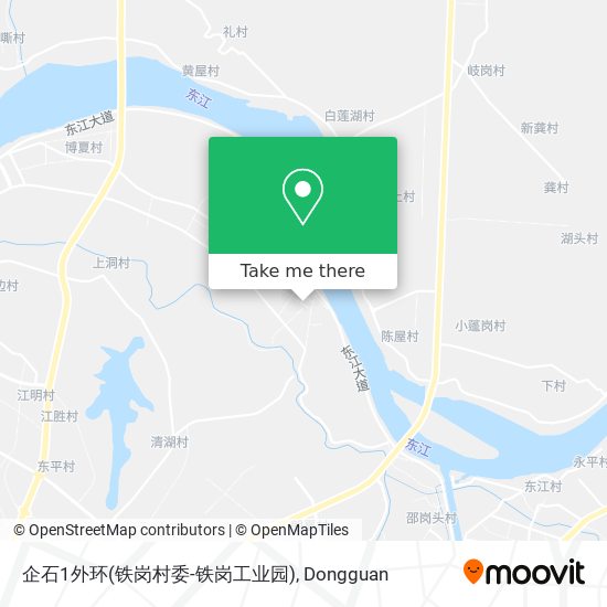 企石1外环(铁岗村委-铁岗工业园) map