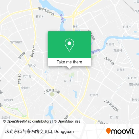 珠岗东街与寮东路交叉口 map