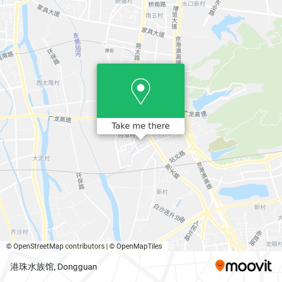港珠水族馆 map