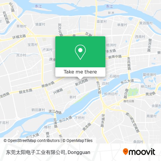 东莞太阳电子工业有限公司 map