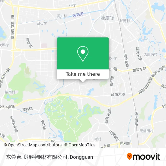 东莞台联特种钢材有限公司 map