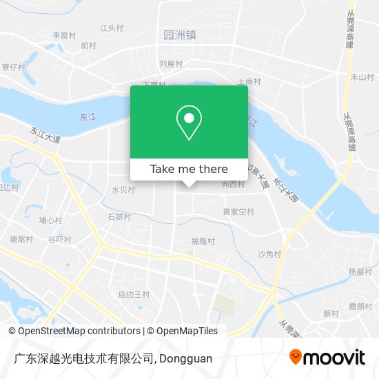 广东深越光电技朮有限公司 map