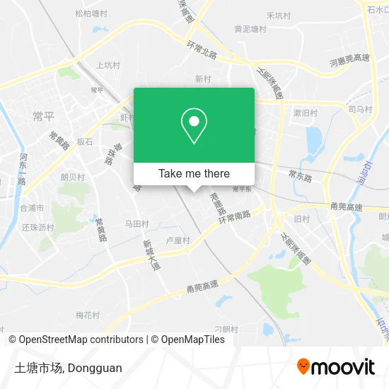 土塘市场 map