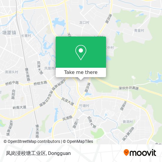 凤岗浸校塘工业区 map
