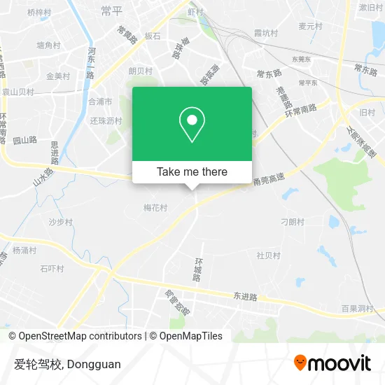 爱轮驾校 map