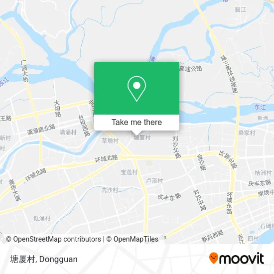 塘厦村 map