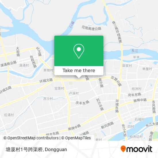 塘厦村1号跨渠桥 map