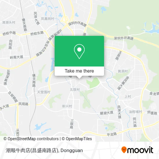 潮顺牛肉店(昌盛南路店) map