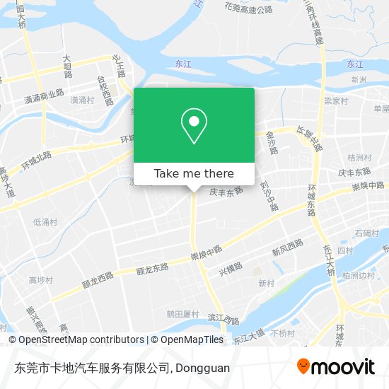 东莞市卡地汽车服务有限公司 map