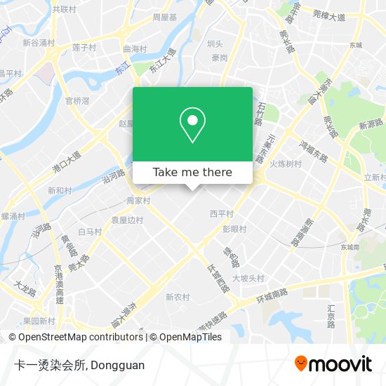 卡一烫染会所 map