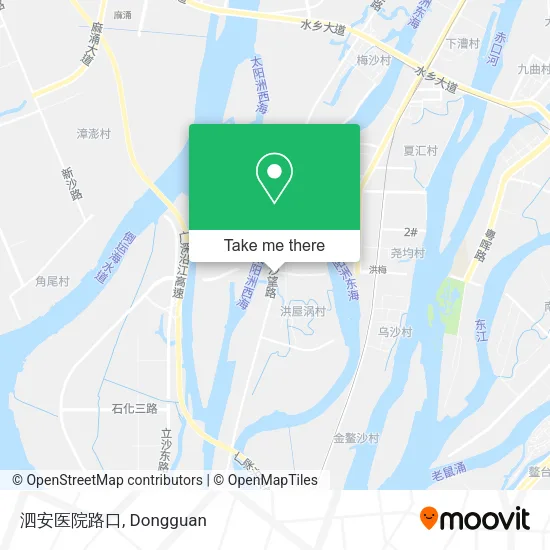 泗安医院路口 map