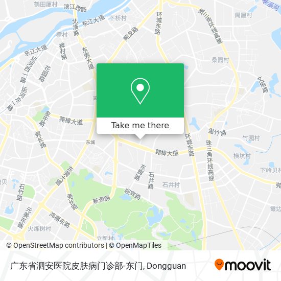 广东省泗安医院皮肤病门诊部-东门 map