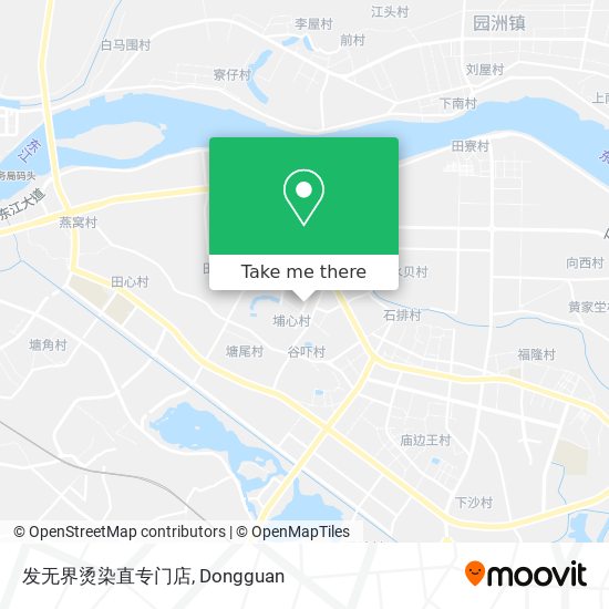 发无界烫染直专门店 map