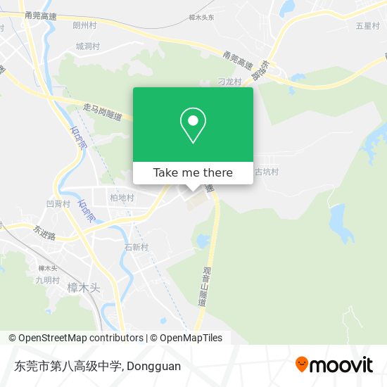 东莞市第八高级中学 map