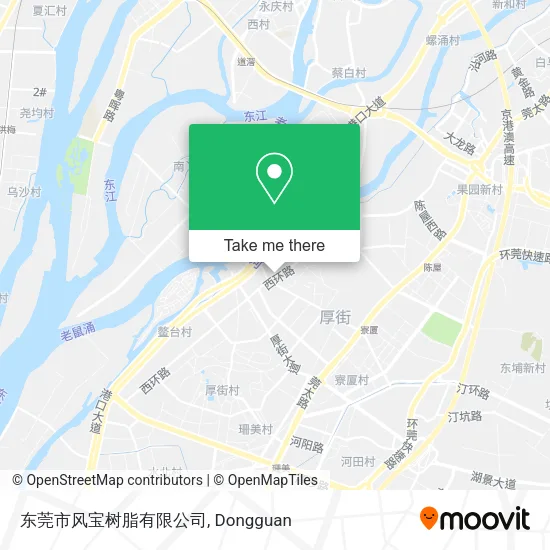 东莞市风宝树脂有限公司 map