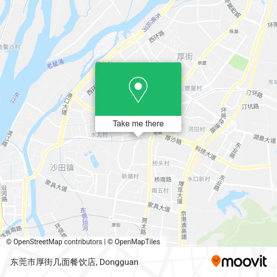 东莞市厚街几面餐饮店 map