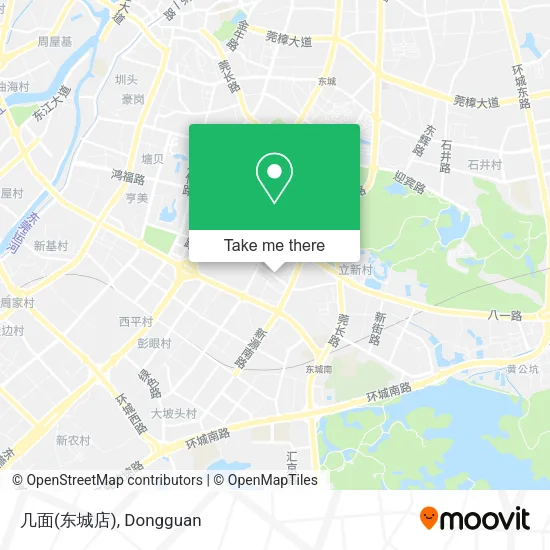 几面(东城店) map