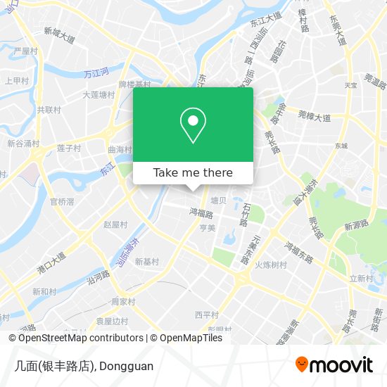 几面(银丰路店) map